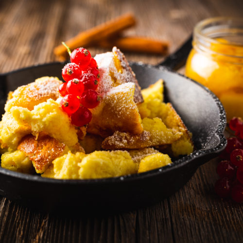 Kaiserschmarrn mit Apfelkompott