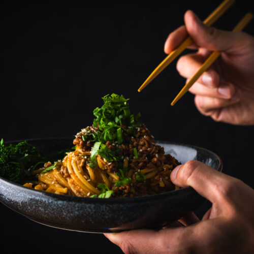 Chilli Beef Dan Dan Noodles